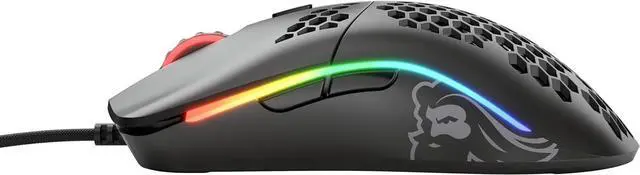 Alt view image 4 of 7 - Glorious Model O- (Minus) Compact Wired Gaming Mouse - 58g Superlight Honeycomb Design, RGB, Pixart 3360 Sensor, Ambidextrous, Omron Switches - Matte Black