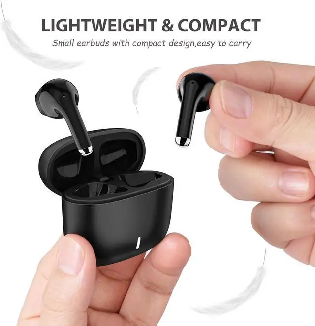 Alt view image 7 of 7 - Wireless Earbuds for iPhone 16 15 Pro Max Plus 14 13, 5.3 Bluetooth Headphones Noise isolating Ear Buds with Mic Touch Cordless Earbud for Samsung Gamaxy S24 Ultra S23 Fe S22 A35 Pixel 8 Pro 7 Android