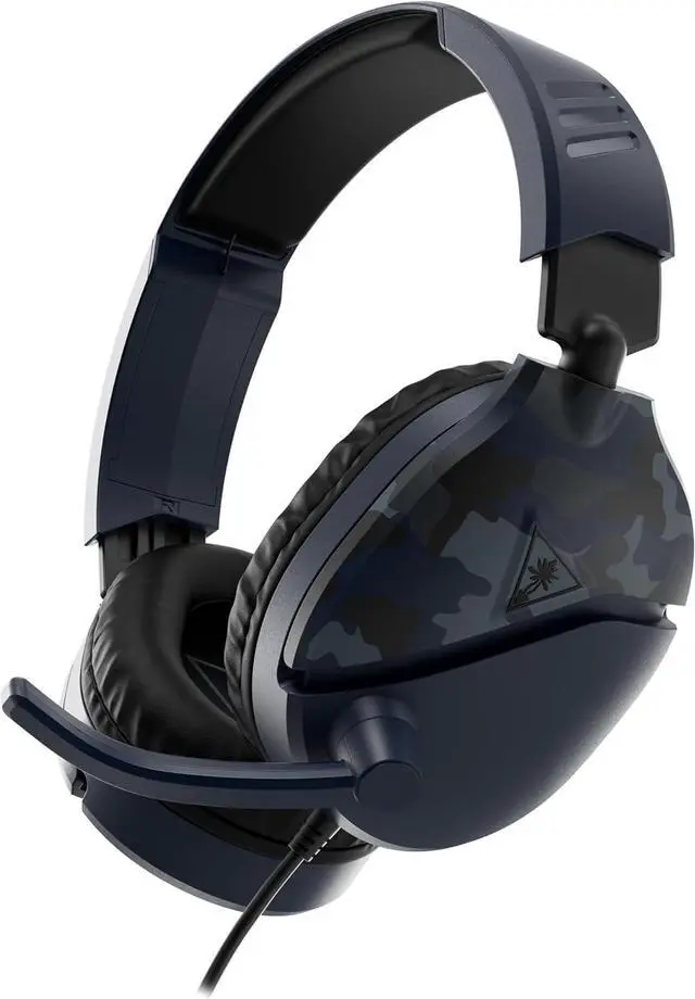 Main image of Turtle Beach Recon 70 Multiplatform Gaming Headset for Xbox Series X|S, Xbox One, PS5, PS4, PC & Mobile w/ 3.5mm Wired Connection - Flip-to-Mute Mic, 40mm Speakers, Lightweight Design, Blue Camo