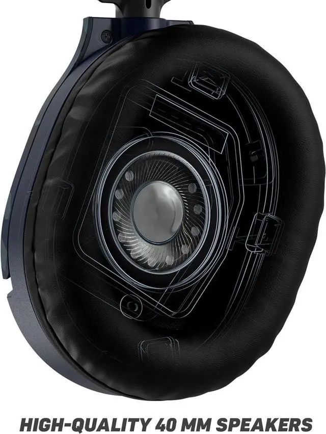 Alt view image 2 of 7 - Turtle Beach Recon 70 Multiplatform Gaming Headset for Xbox Series X|S, Xbox One, PS5, PS4, PC & Mobile w/ 3.5mm Wired Connection - Flip-to-Mute Mic, 40mm Speakers, Lightweight Design, Blue Camo