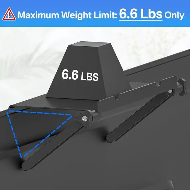 Alt view image 2 of 7 - 13-Inch Wide Platform Adjustable TV Top Shelf, Screen Top Shelf Mount, Monitor Top of TV Shelf Mounting Bracket for Streaming Devices, Cable Box, Router and Home Decor TV Top Storage Bracket,1 Pack