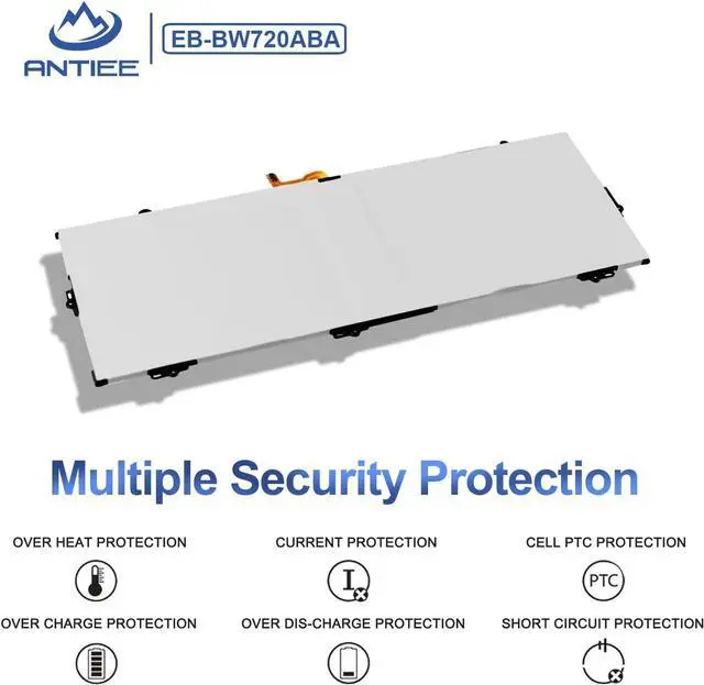Alt view image 5 of 7 - EB-BW720ABA EB-BW720ABE Battery for Samsung ChromeBook Plus V2 XE520QAB XE521QAB, Chromebook 4 4+ XE310XBA XE350XBA, Galaxy Book 12 SM-W720 SM-W723 W728 W723Q W727V W720N BA43-00390A GH43-04691A