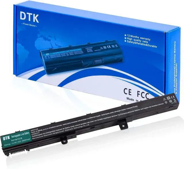 Main image of DTK Laptop Battery for Asus X551 X551C X551CA X551M X551MA Series A41 D550 0B110-00250100 A31N1319 A41N1308