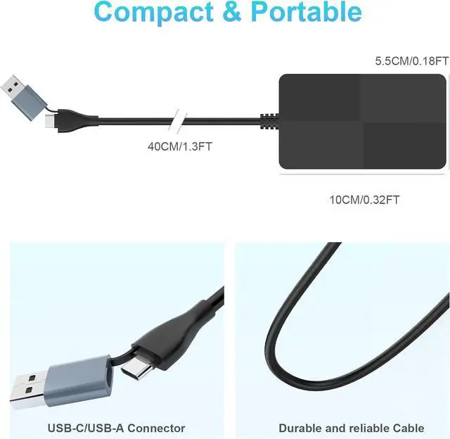 Alt view image 7 of 7 - SD Card Reader USB Hub 3.0,8 in 2 Multi Memory Card Reader for SD TF CF XD MS Micro SD Card USB C Card Reader 8 Port for SDXC SDHC CFI Micro SDXC/SDHC MS MMC UHS-I,for Windows/Mac/Linux/Android