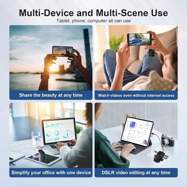 Alt view image 6 of 7 - USB C USB 3.0 Multi Card Reader with USB Hub,8 in 2 XD/SD/TF/CF/MS CardSony Memory Stick Pro Duo Adapter,XD Card Reader 5Gps High Speed Read 8 Ports Simultaneously for Windows Mac OS Linux Android