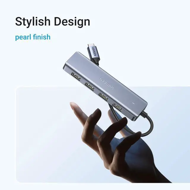 Alt view image 6 of 7 - UGREEN 4 Ports, USB C to USB Hub with 4 USB 3.0, USB C Splitter for Laptop, Mac Pro, iMac, iPad Pro, Chromebook, Pixelbook, Dell XPS, Samsung, Samsung Galaxy S23, and More Type C Devices