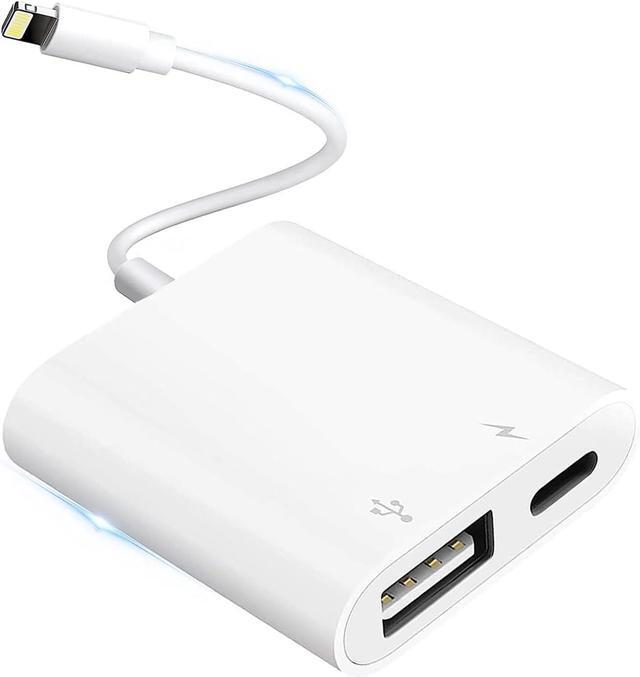 Main image of Lightning to USB Camera Adapter for iPhone with Lightning Charging Port USB 3.0 Female OTG Cable for iPad to Connect Card Reader Flash Drive U Disk Keyboard Mouse Hubs Midi