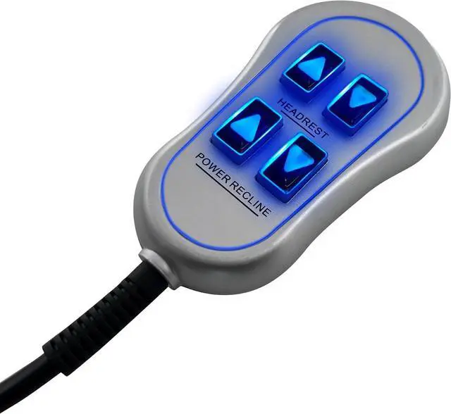 Alt view image 4 of 6 - Fruhdi Lift Chairs Power Recliners 4 Button 5 Pin Prong Remote Hand Control Handset Replacement with Backlight