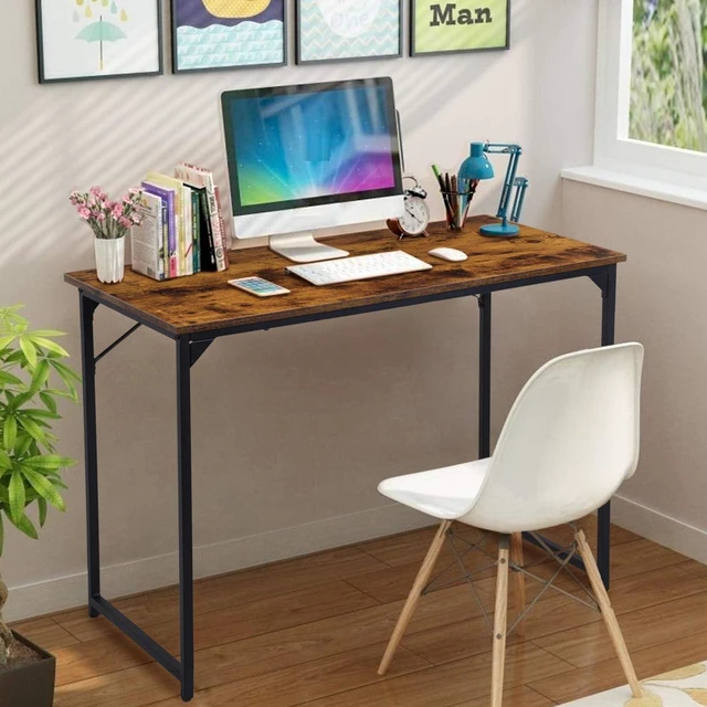 Computer Desk 39 inch, Home Office Desk Writing Study Table Modern ...