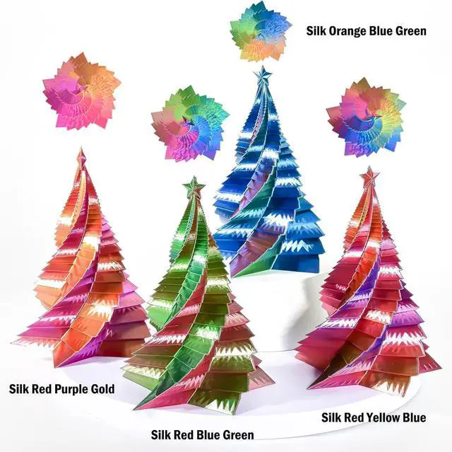 Alt view image 4 of 7 - PLA Filament 1.75mm, Tri-Colors 3D Printer Filament, Rainbow PLA Filament Bundle, Coextrusion 3D Filament with Silk PLA Color Change, 3D Printing Filament +/-0.02mm, 200g X 4 Spool