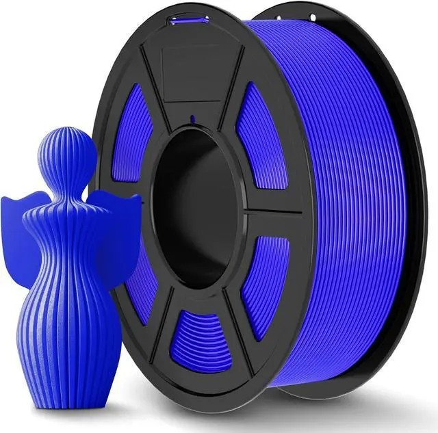 Main image of JAYO PLA+ Filament 1.75mm, PLA Plus 3D Printer Filament 1.1KG, Dimensional Accuracy +/- 0.02mm, Neatly Wound Filament, Toughness 3D Printing Filament, 1.1 kg Spool(2.42 LBS), 363 Meters, PLA+ Blue