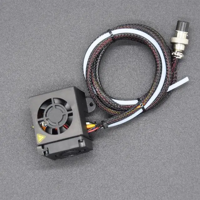 Alt view image 4 of 6 - Creativity CR10 Hotend Assembled MK8 Extruder Kit Full Set (with 0.4MM Nozzles) Upgrade for 3D Printer CR 10/CR 10S/S4/S5 Replacement Parts