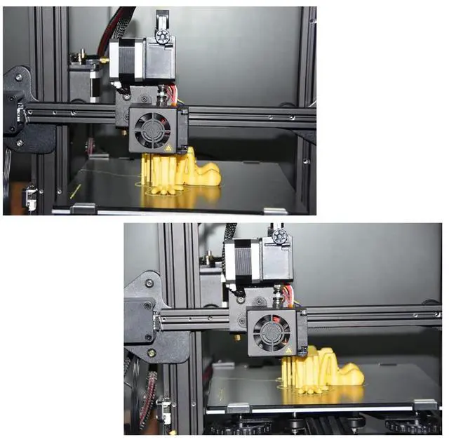 Alt view image 6 of 6 - Creativity CR10 Hotend Assembled MK8 Extruder Kit Full Set (with 0.4MM Nozzles) Upgrade for 3D Printer CR 10/CR 10S/S4/S5 Replacement Parts