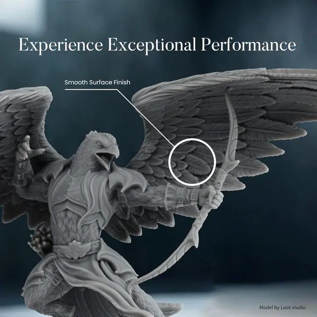 Alt view image 3 of 6 - 1kg 3D Printing Resin Conjure Standard Resin, 405nm Standard UV Light Curing Photopolymer Fast Curing Resin for LCD/DLP/MSLA 3D Printer,Near-Expiry Resin - Limited Stock (Black, 1kg)