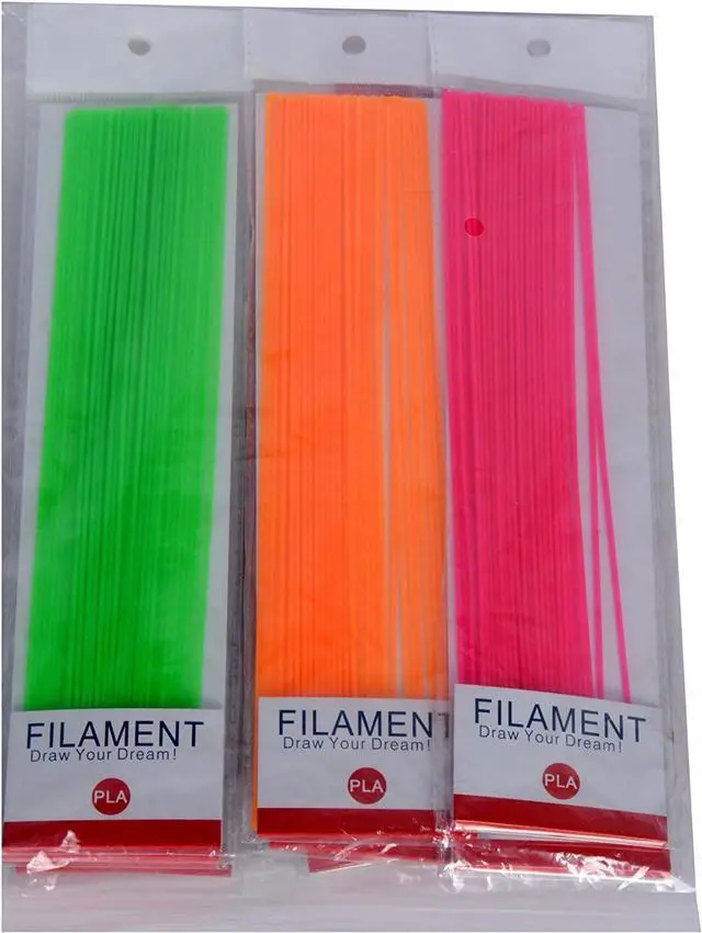 Alt view image 2 of 5 - 3D Pen Filament Refills Set of 12 Colors 1.75mm PLA Straight 3D Printing Filament Stick Dimensional Accuracy +/- 0.05 mm for 3D Printer Pen