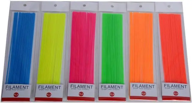 Alt view image 4 of 5 - 3D Pen Filament Refills Set of 12 Colors 1.75mm PLA Straight 3D Printing Filament Stick Dimensional Accuracy +/- 0.05 mm for 3D Printer Pen