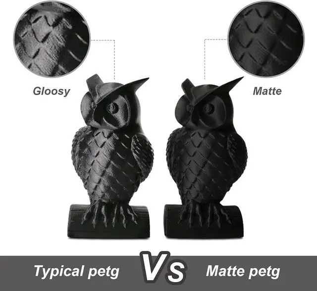 Alt view image 2 of 7 - Petg Filament 1.75,Matte Black Petg Vacuum Sealed,Adhere Well 1kg Carton Spool Matte 3D Printer Filament,Dimensional Accuracy 1.75mm ±0.02mm,Print with Most 3D Printers Using 3D Filament