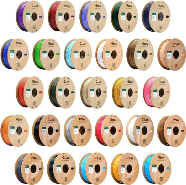 Alt view image 7 of 7 - eSUN PLA+ Filament 1.75mm, 3D Printer Filament PLA Plus, Dimensional Accuracy +/- 0.03mm, 1KG Spool (2.2 LBS) 3D Printing Filament for 3D Printers, Cold White