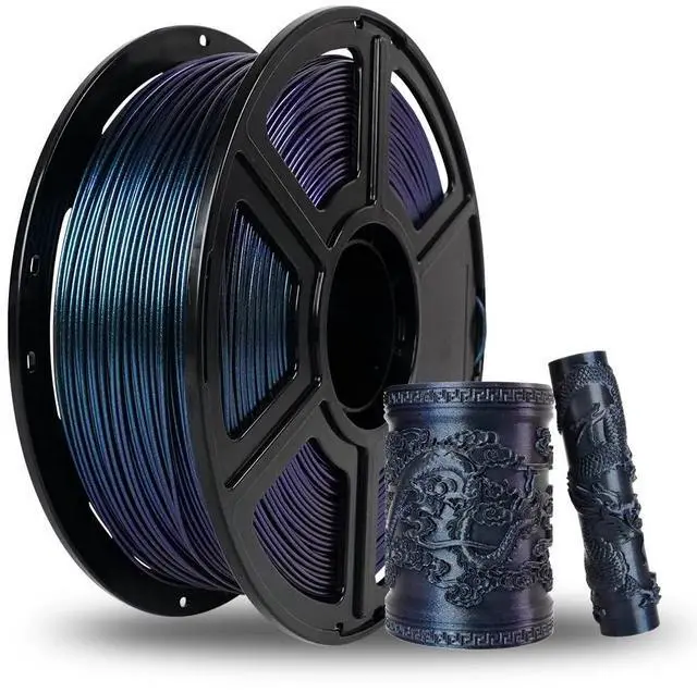 Main image of FLASHFORGE PETG Filament 1.75mm, Chameleon Color Shift 3D Printer Filament, Changes Color with Light and Angles, 1KG Spool (2.2lbs), Dimensional Accuracy±0.02 mm, Premium PETG Filament(Burnt Titanium)