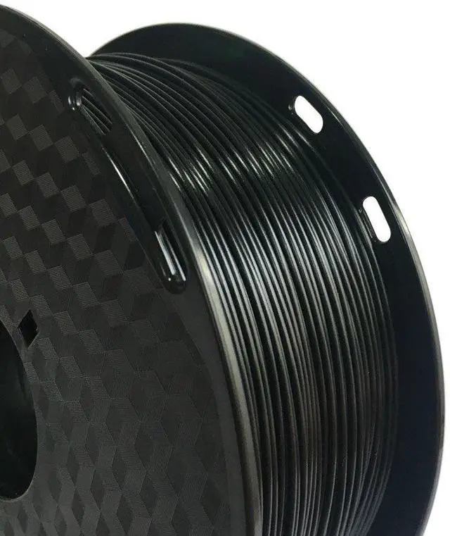 Alt view image 2 of 6 - Black PC Filament 1.75 mm 3D Printer Filament 1 KG Spool 2.2LBS Dimensional Accuracy +/- 0.05mm 3D Printing Polycarbonate Material