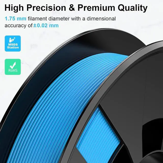 Alt view image 3 of 7 - ENTINA 4 Colors PLA 3D Printer Filament for Tina 2, Dimensional Accuracy +/- 0.02mm, 1.75MM 200G 3D Printer Filament Bundle for 3D Printers