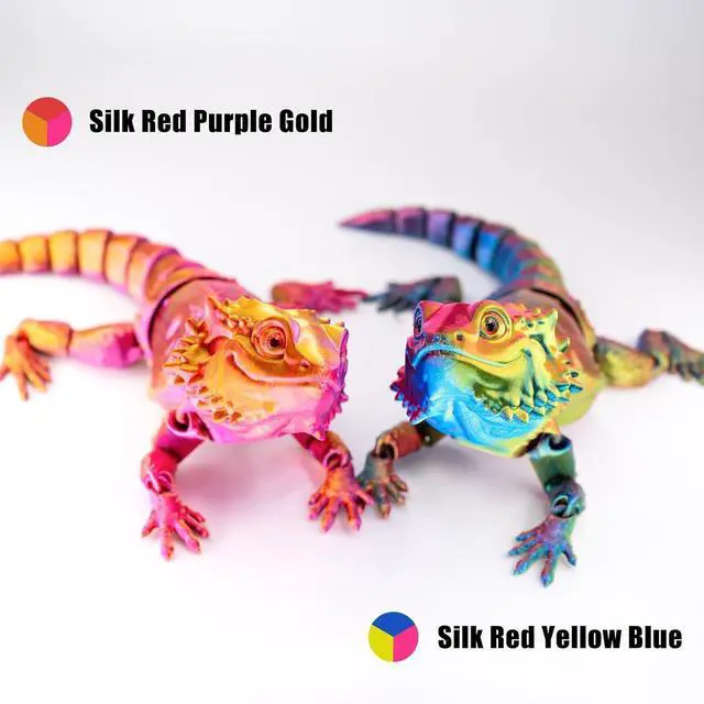 Alt view image 4 of 7 - 3D Printer Filament PLA, 3 in 1 Rainbow PLA Filament 1.75mm +/-0.02mm, High-Speed Printing Silk PLA Tri Color Filament, Fit to AMS, Coextrusion 3D Filament Bundle 200g x 4 Spools