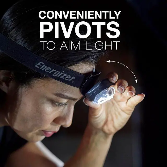 Alt view image 5 of 7 - Energizer Rechargeable LED Headlamp Pro400, IPX4 Water Resistant, High-Powered Bright LED, Multiple Light Modes, Best Headlight for Camping, Running, Outdoors, Emergency Light, USB Included