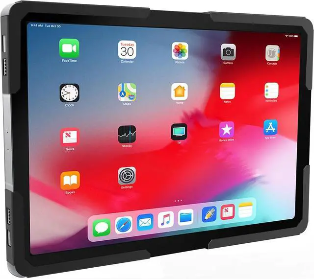 Main image of Mount-It! Universal Tablet Wall Mount, Anti-Theft iPad Mount, Enclosure Fits Tablets from 9.7" to 13" Screen Size, Flush Wall Mounting Kiosk, Durable Steel Design, Black
