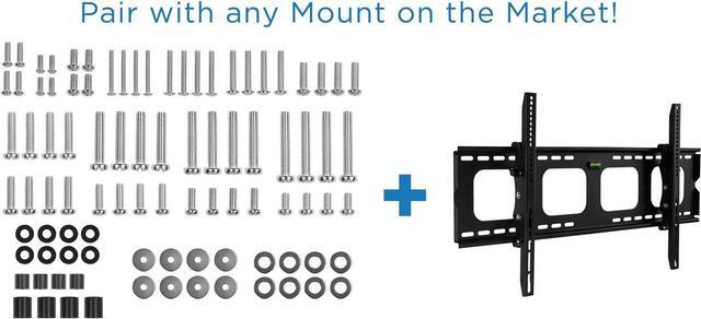 Alt view image 4 of 7 - Mount-It! TV Mounting Hardware Kit, Universal VESA Wall Mount Screw, Washer, Spacer Pack (M4 M5 M6 M8) for TV and Monitor Mounting