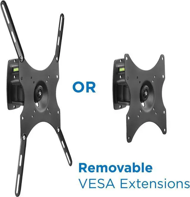 Alt view image 2 of 7 - Mount-It! Locking TV Wall Mount, Full Motion TV Mount with Anti-Theft Lockable Quick Release VESA Head, Fits VESA 100, 200 and 400, 44 Lbs Capacity