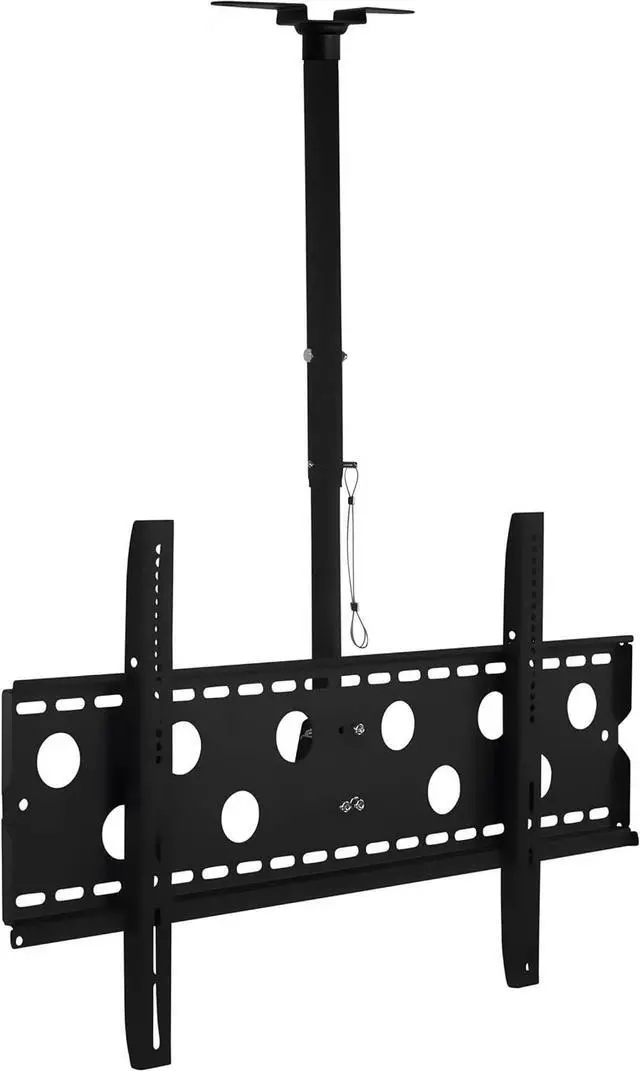 Main image of Mount-It! TV Ceiling Mount, Full Motion Height Adjustable Swivel Tilting Bracket for 42, 45, 47, 49, 50, 55, 60, 65, 70, 75, 80, 85, 90 Inch, TVs 220 Lbs Capacity