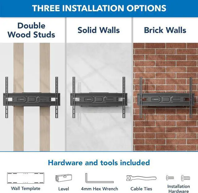 Alt view image 5 of 7 - Mount-It! Full Motion TV Wall Mount with Heavy Duty Dual Arms, 14" Extension and Compatible with TVs 37" up to 80" Screen Size, Fits VESA up to 600x400mm, 88 Lbs Capacity