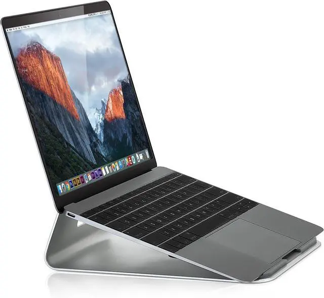 Main image of Mount-It! Tilted Laptop Riser for MacBook & iPad Pro - Ergonomic Laptop & Tablet Wedge - Cooling Stand for 11"-15" Screens