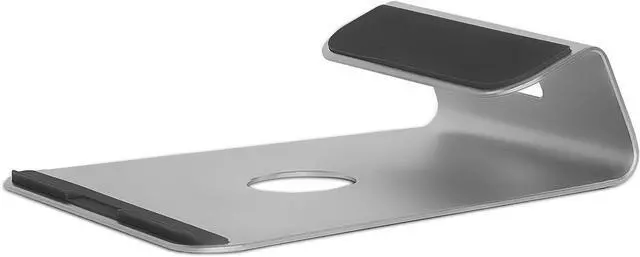 Alt view image 2 of 7 - Mount-It! Tilted Laptop Riser for MacBook & iPad Pro - Ergonomic Laptop & Tablet Wedge - Cooling Stand for 11"-15" Screens