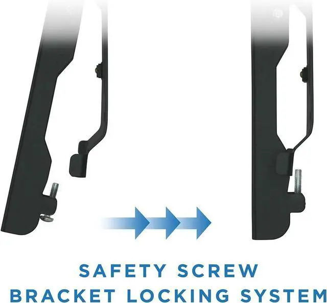 Alt view image 6 of 7 - Mount-It! Slim Tilting TV Wall Mount Bracket for 32-55 Inch Samsung, Sony, Vizio, LG, Sharp TVs with Low Profile Design up to VESA 600x400mm, Black