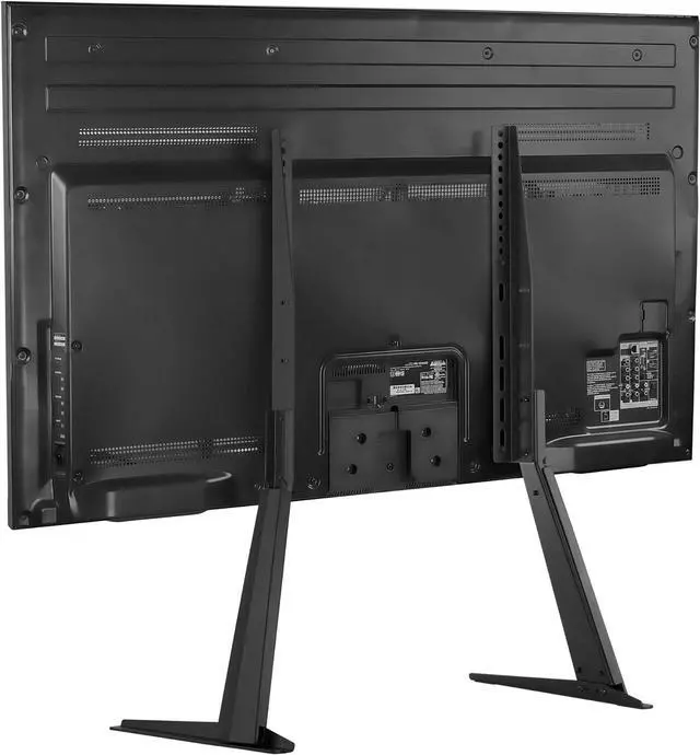 Alt view image 2 of 7 - Mount-It! Tabletop TV Stand Base with Tilt Function, Universal TV Base Replacement with Height Adjustment, TV Legs Fits Most 32 to 70 inch Flat Screen TVs, VESA up to 800 by 400mm, 110 Lbs Capacity