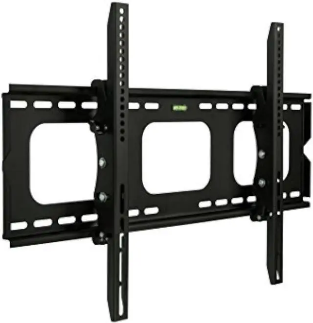 Alt view image 4 of 7 - Mount-It! Tilting TV Wall Mount for 37-80 Inch Flat Screen TVs, Low Profile Bracket Supports 175 lbs, Universal VESA 600x400 mm, Adjustable Tilt to Reduce Glare, Fits 16/24 Studs