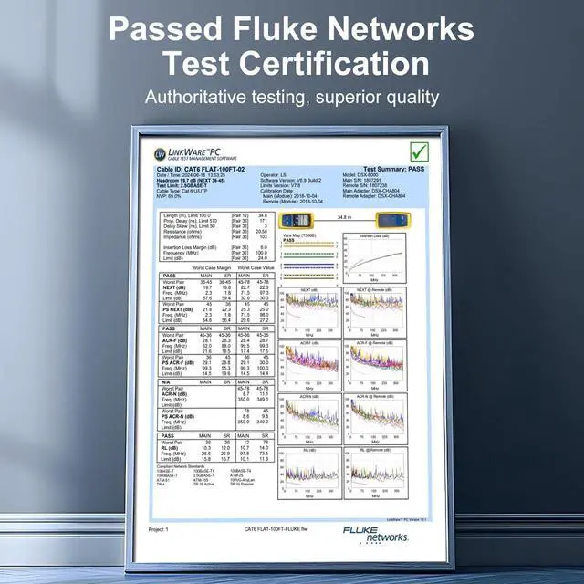 Alt view image 7 of 7 - Cat 6 Ethernet Cable 3ft (6 Pack) (at a Cat5e Price but Higher Bandwidth) Flat Internet Network Cable - Cat6 Ethernet Patch Cable Short - Black Computer Cable with Snagless RJ45 Connectors