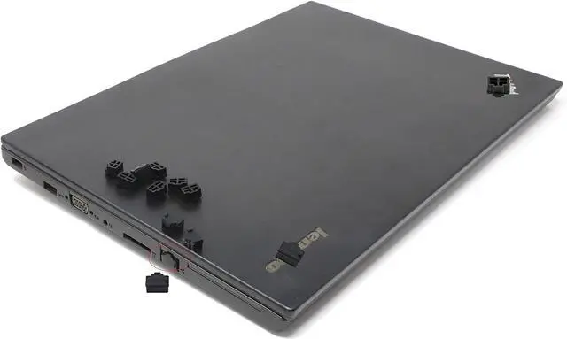 Alt view image 4 of 4 - iexcell 125 Pcs Black Silicone Ethernet Hub Port RJ45 Anti-Dust Cover Cap Protector Plugs Stoppers for RJ45 Female Port Devices