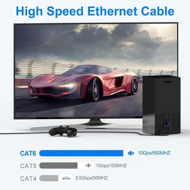 Alt view image 4 of 6 - 300FT Cat6 Outdoor Ethernet Cable, In-Ground, Heavy Duty Direct Burial, 24AWG CCA Patch Cord, POE, UTP, Waterproof, LLDPE UV Resistant, Network, Internet, LAN, Cat 6 Cable 300 Feet with 25 Cable Ties