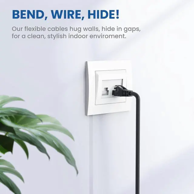 Alt view image 6 of 7 - Cat6 Ethernet Cable 6 Feet (6 Pack) LAN, utp Cat 6, RJ45, Network Cord, Patch, Internet Cable- 6 ft