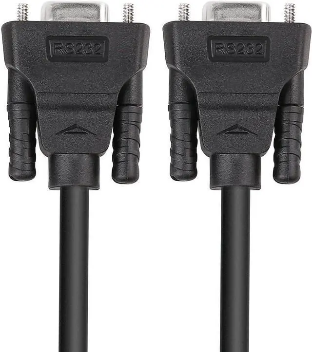 Alt view image 6 of 7 - DTech 10 ft DB9 Serial Cable Female to Female 9 Pin Straight Through (Black, 3 Meters)