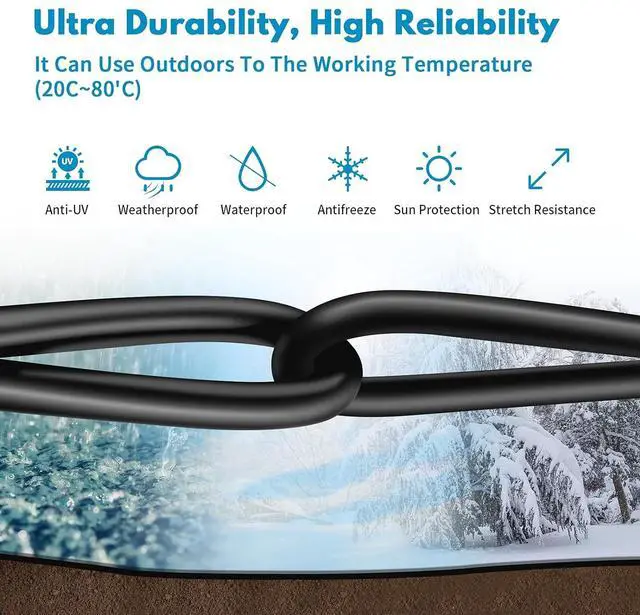 Alt view image 4 of 7 - Cat 8 Ethernet Cable, 10ft Heavy Duty High Speed Internet Network Cable, Professional LAN Cable, 26AWG, 2000Mhz 40Gbps with Gold Plated RJ45 Connector, Shielded in Wall, Indoor&Outdoo