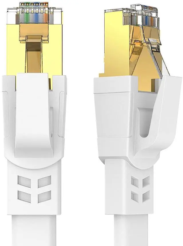 Main image of Ethernet Cable 25 FT, Cat8 High Speed Outdoor&Indoor Cat8 LAN Network Cable 40Gbps, 2000Mhz with Gold Plated RJ45 Connector, Weatherproof S/FTP UV Resistant for Router/Gaming/Modem (25)