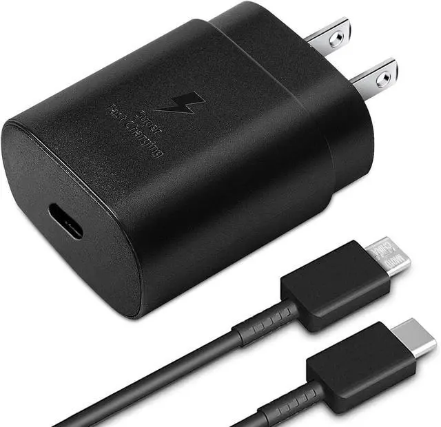 Main image of USB C Superfast Charger, USB Type-C to USB Type-C Cable 5ft and 25W Wall Charger Fast Charging PD Adapter Compatible with iPhone 15 Samsung Galaxy Ultra S23/S22/S21/S20+ Note 20/10 Z Fold/Flip(1-Pack)