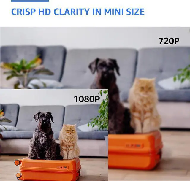 Alt view image 4 of 7 - Plug-in 1080P HD Mini Camera  Premium, 110° Wide View - Plug & Use - WiFi-Free Setup  Compact USB Cam for Simple, Reliable Indoor Use  Easy File Access  Ideal for Pets Nanny