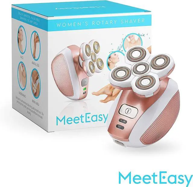Alt view image 2 of 4 - Electric Leg Shaver for Women - Rechargeable Painless Lady Razor for Leg Face Lips Body Underarms Armpit - Female Cordless Bikini Trimmer