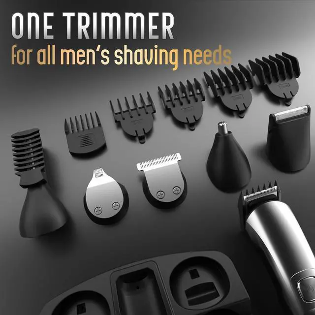 Alt view image 6 of 7 - Ufree Beard Trimmer for Men, Waterproof Electric Razor for Nose, Body, Face & Mustache, Cordless Hair Clippers Shavers Grooming Kit, Gifts for Men Husband Father