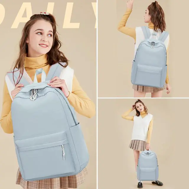 Alt view image 7 of 7 - LOIDOU Backpack for Teen Girls Middle-School Primary Elementary Bookbags 17inch Kids Backpack Women laptop Backpack Lightweight Casual Daypack