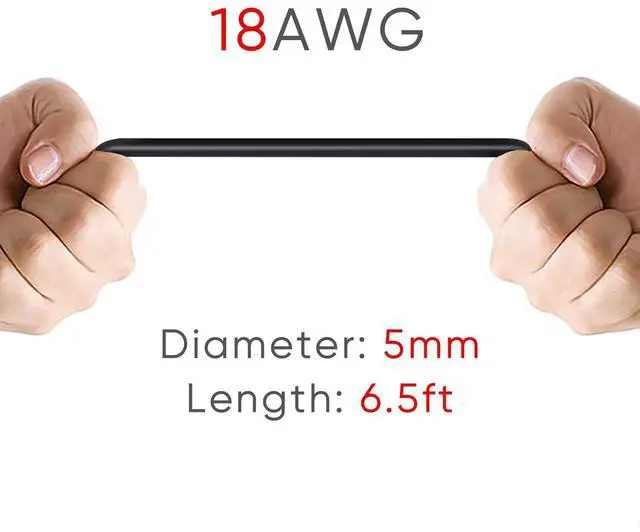 Alt view image 2 of 7 - Pixelman 18AWG 6.5ft RCA to Speaker Wire Adapter - 2 Pcs Heavy Gauge Audio Cable for TV Amplifier Receiver, Male Plug to Bare Wire Cord